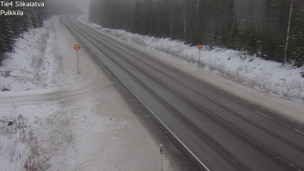 Weather Camera Image Road 4 Siikalatva, Pulkkila, Siikalatva, Pohjois-Pohjanmaa