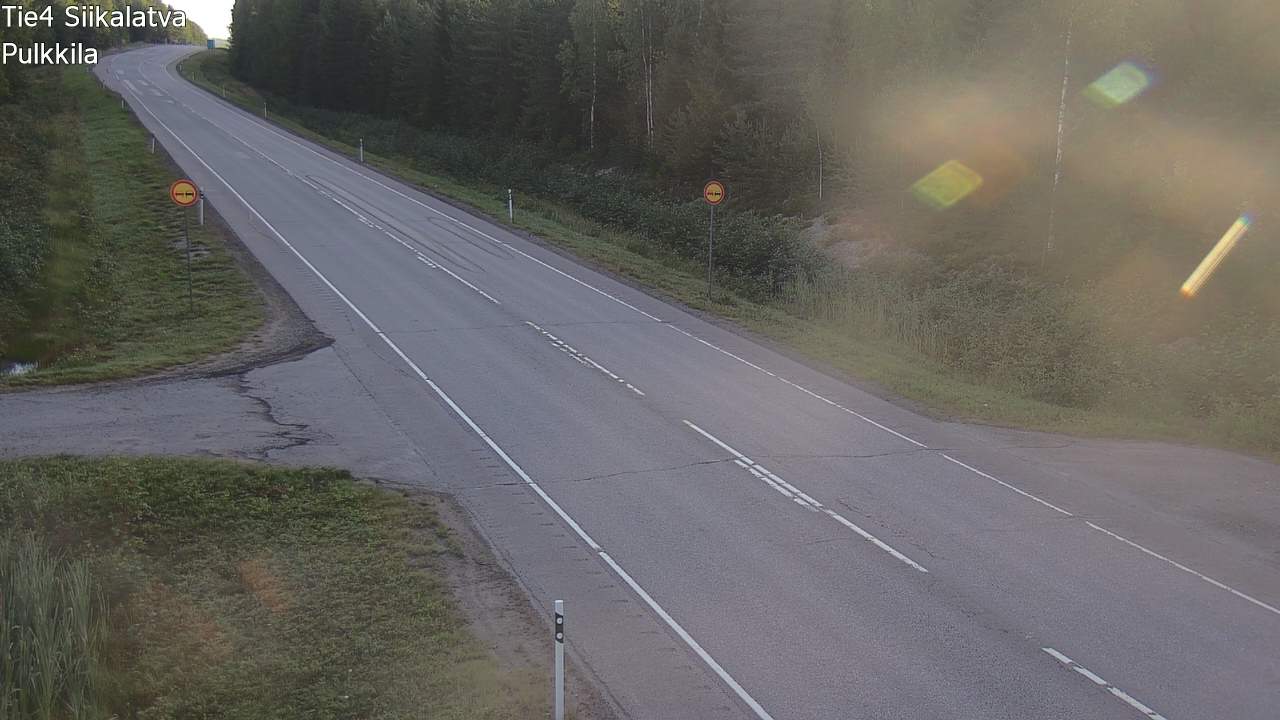 Weather Camera Image Road 4 Siikalatva, Pulkkila, Siikalatva, Pohjois-Pohjanmaa