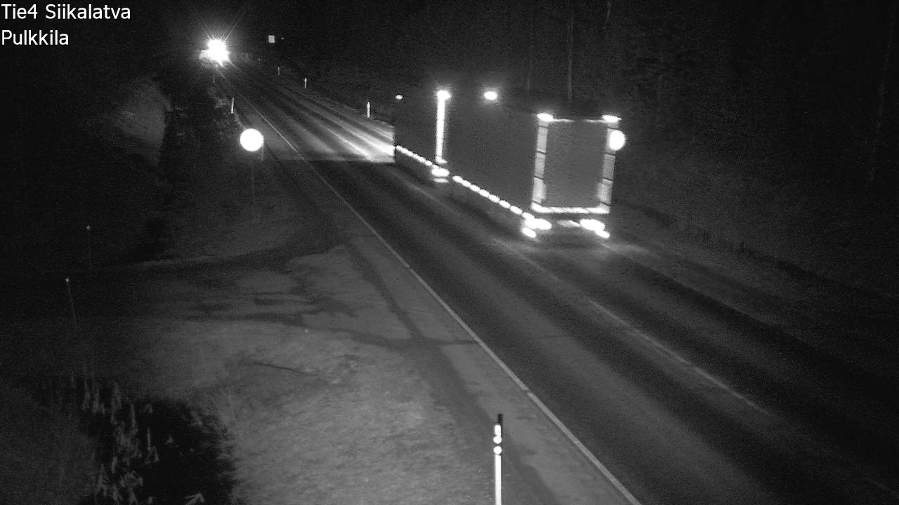 Weather Camera Image Road 4 Siikalatva, Pulkkila, Siikalatva, Pohjois-Pohjanmaa