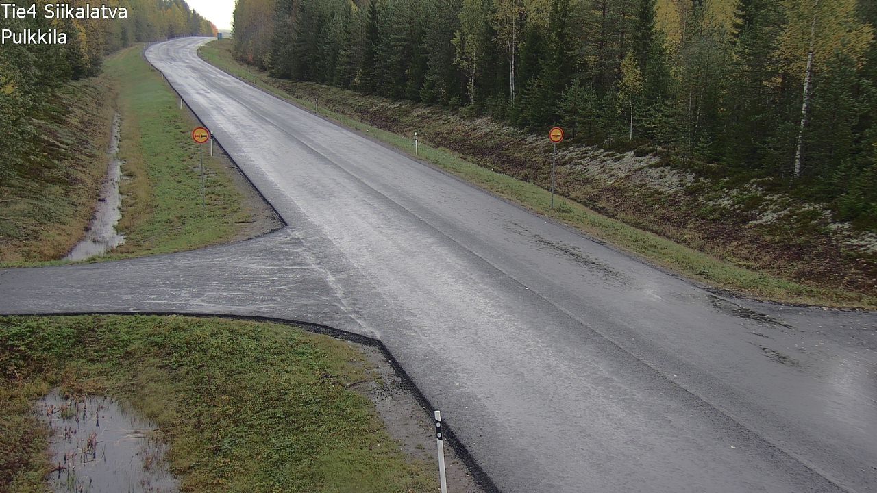Weather Camera Image Road 4 Siikalatva, Pulkkila, Siikalatva, Pohjois-Pohjanmaa