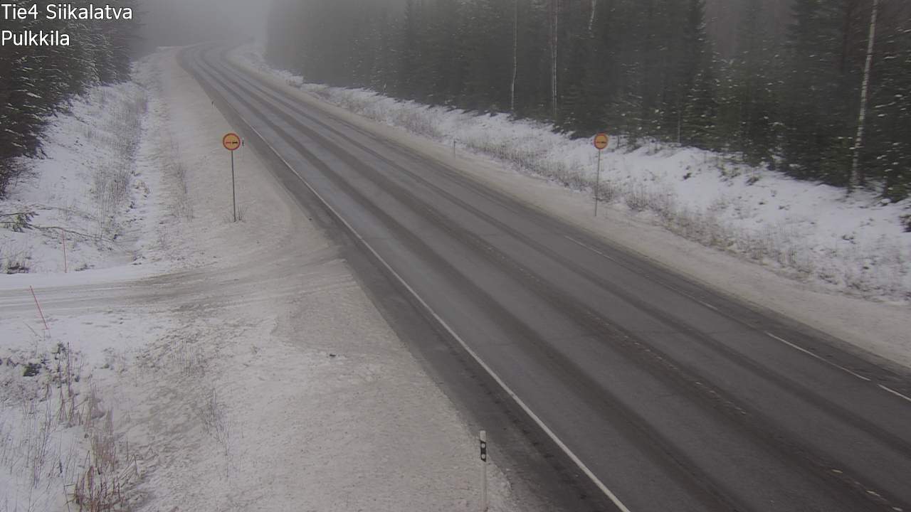 Weather Camera Image Road 4 Siikalatva, Pulkkila, Siikalatva, Pohjois-Pohjanmaa