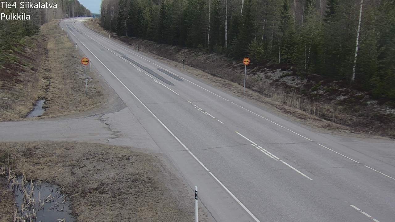 Weather Camera Image Road 4 Siikalatva, Pulkkila, Siikalatva, Pohjois-Pohjanmaa