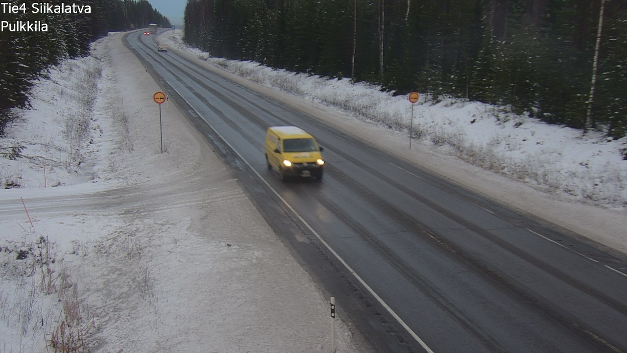 Weather Camera Image Road 4 Siikalatva, Pulkkila, Siikalatva, Pohjois-Pohjanmaa