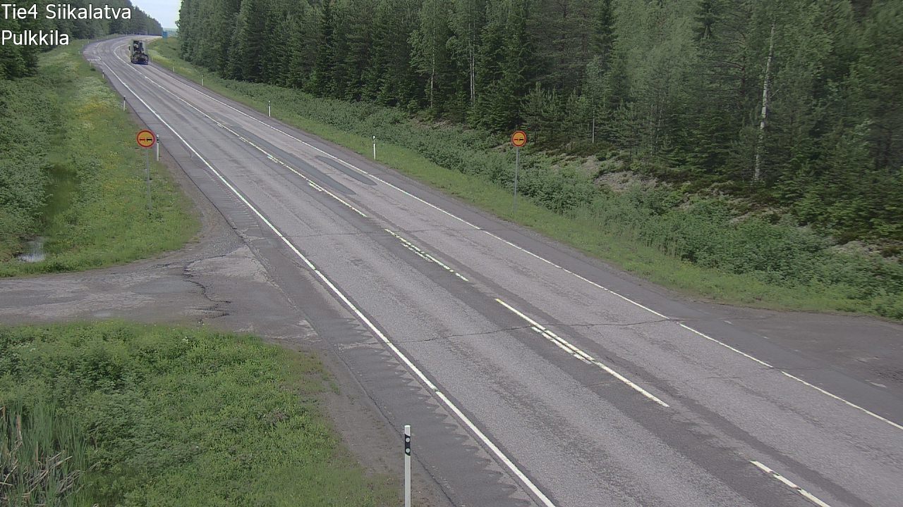 Weather Camera Image Väg 4 Siikalatva, Pulkkila, Siikalatva, Pohjois-Pohjanmaa