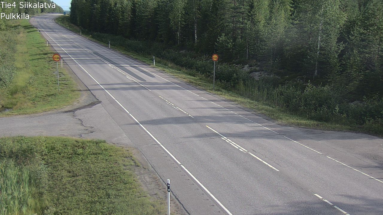 Weather Camera Image Väg 4 Siikalatva, Pulkkila, Siikalatva, Pohjois-Pohjanmaa