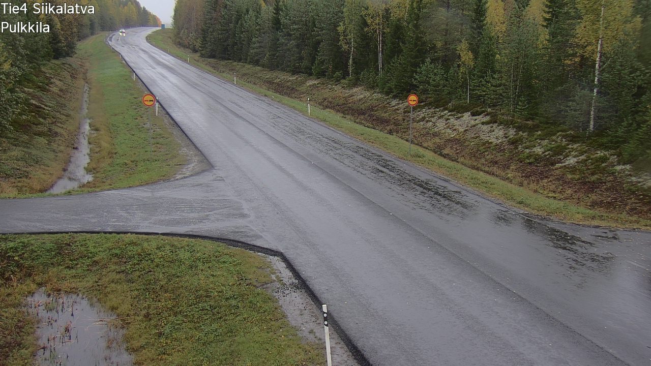 Weather Camera Image Road 4 Siikalatva, Pulkkila, Siikalatva, Pohjois-Pohjanmaa