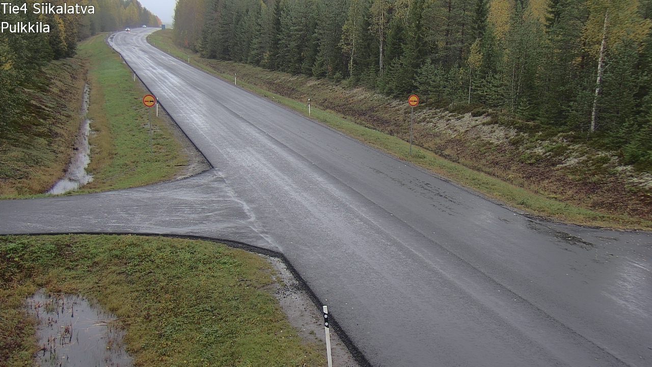 Weather Camera Image Road 4 Siikalatva, Pulkkila, Siikalatva, Pohjois-Pohjanmaa