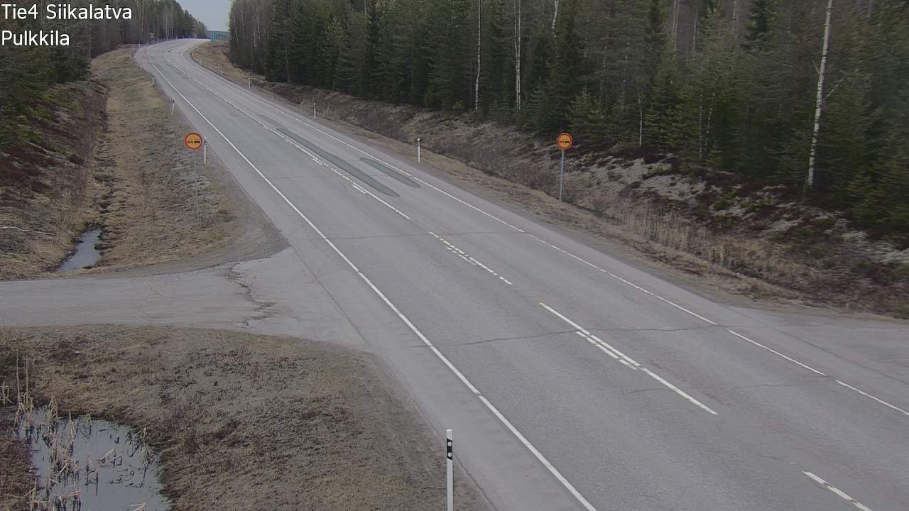Weather Camera Image Väg 4 Siikalatva, Pulkkila, Siikalatva, Pohjois-Pohjanmaa