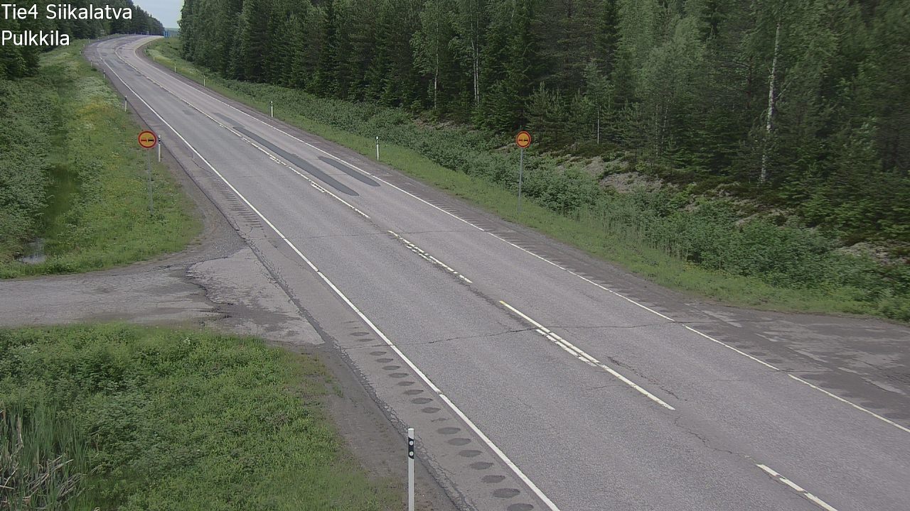 Weather Camera Image Väg 4 Siikalatva, Pulkkila, Siikalatva, Pohjois-Pohjanmaa