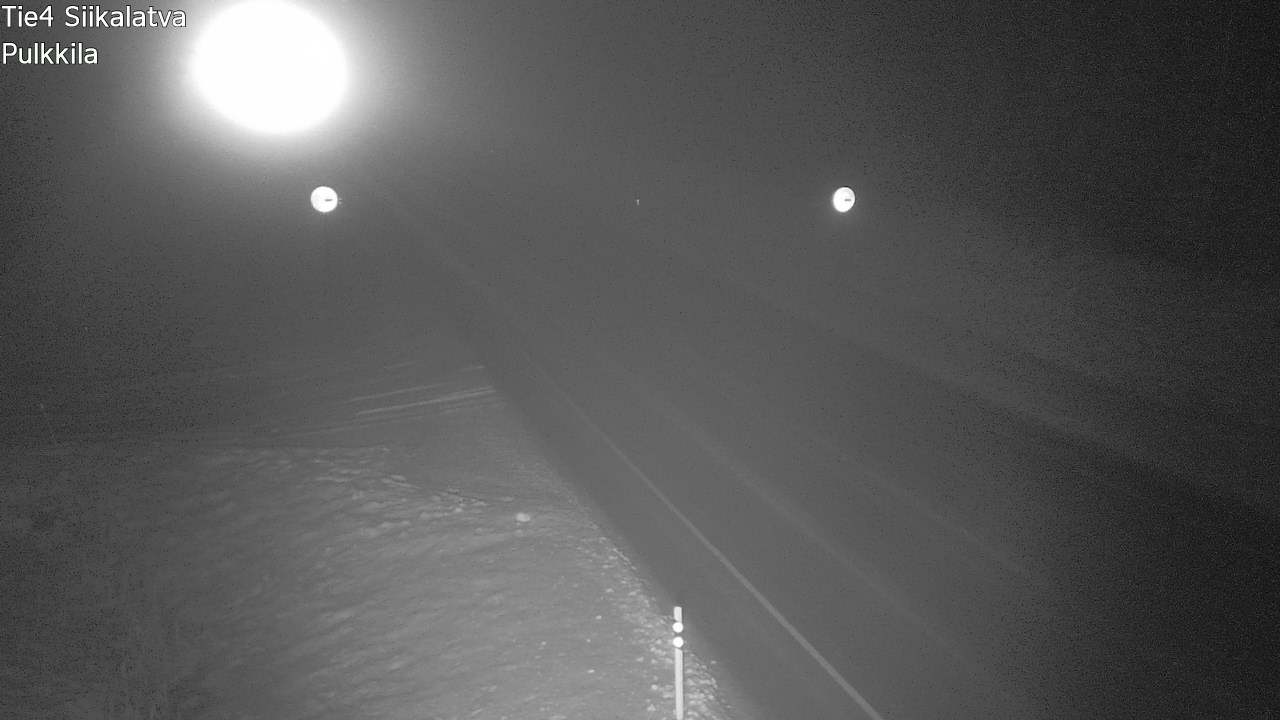 Weather Camera Image Road 4 Siikalatva, Pulkkila, Siikalatva, Pohjois-Pohjanmaa