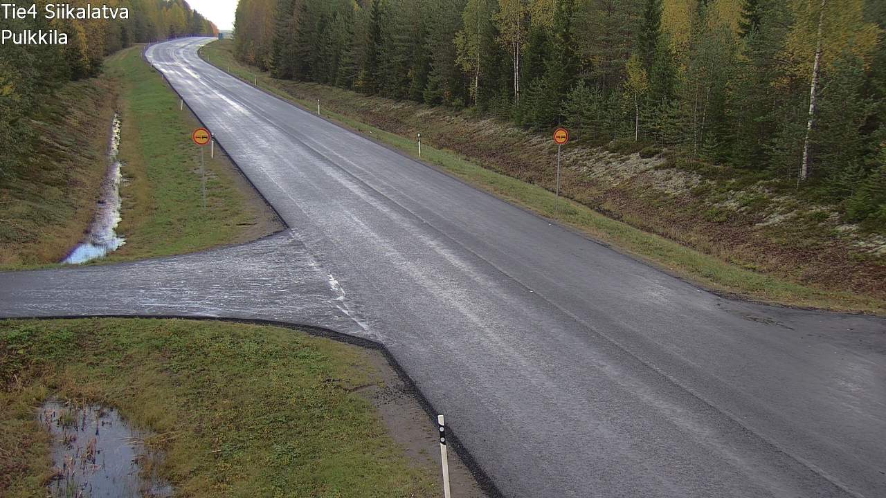 Weather Camera Image Road 4 Siikalatva, Pulkkila, Siikalatva, Pohjois-Pohjanmaa