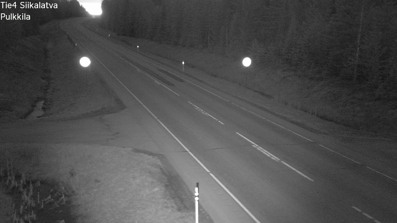 Weather Camera Image Road 4 Siikalatva, Pulkkila, Siikalatva, Pohjois-Pohjanmaa