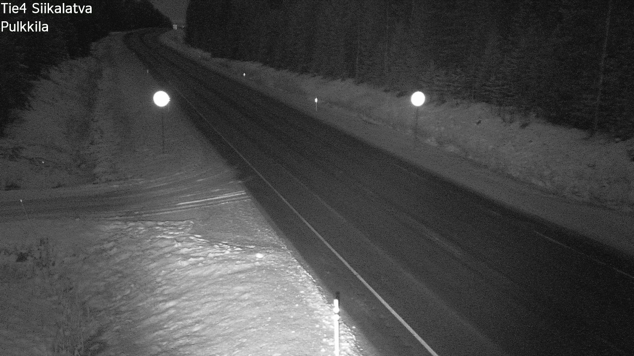 Weather Camera Image Väg 4 Siikalatva, Pulkkila, Siikalatva, Pohjois-Pohjanmaa