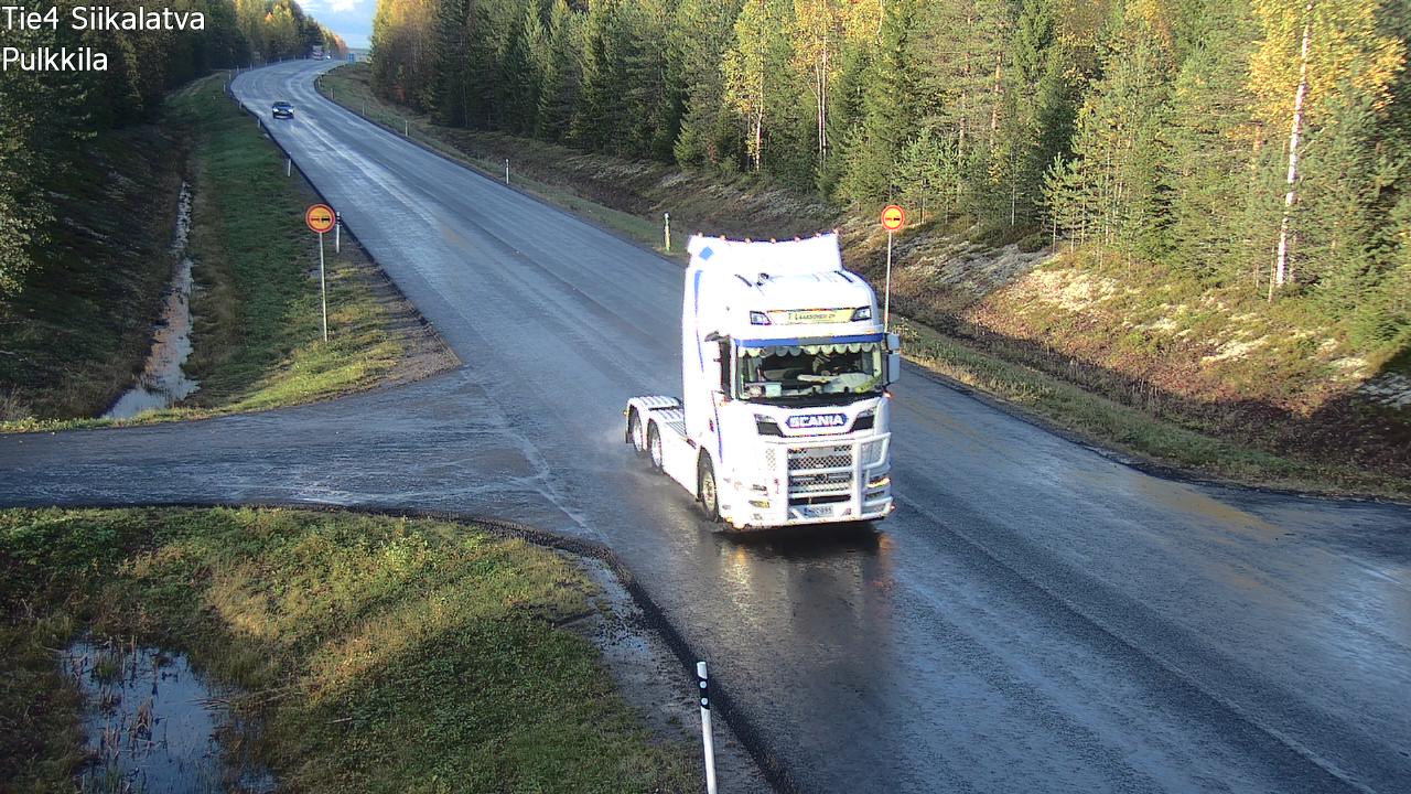 Weather Camera Image Road 4 Siikalatva, Pulkkila, Siikalatva, Pohjois-Pohjanmaa