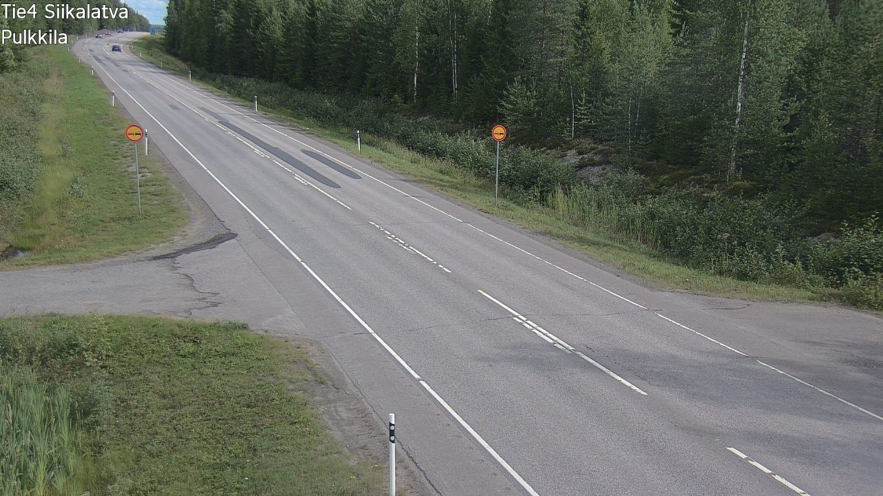 Weather Camera Image Road 4 Siikalatva, Pulkkila, Siikalatva, Pohjois-Pohjanmaa
