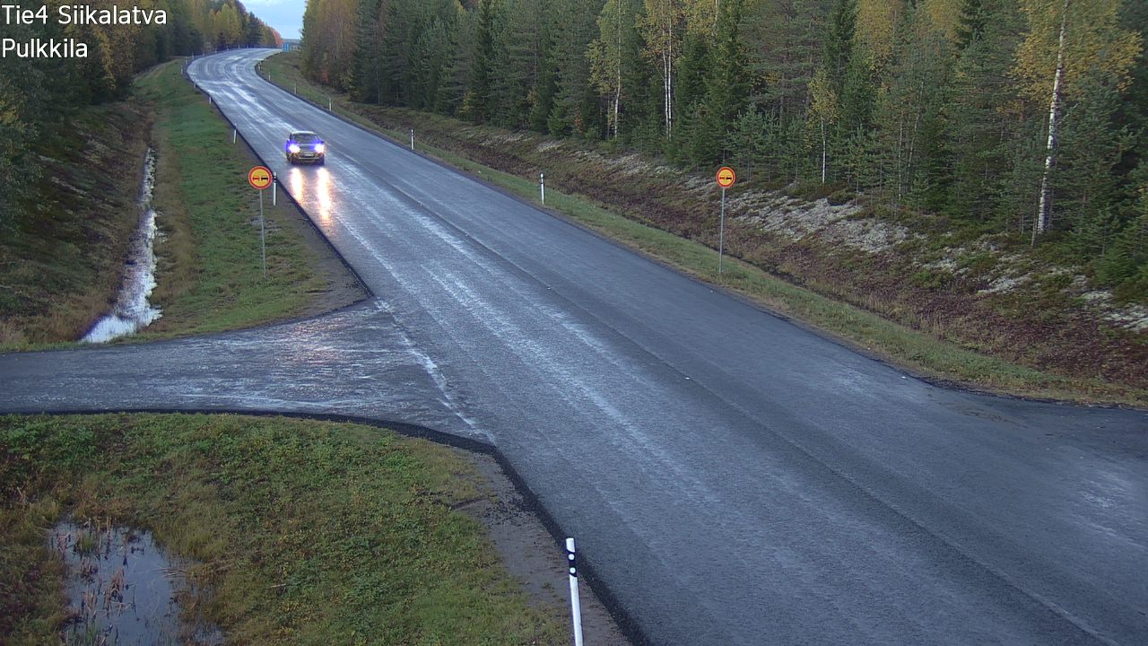 Weather Camera Image Road 4 Siikalatva, Pulkkila, Siikalatva, Pohjois-Pohjanmaa