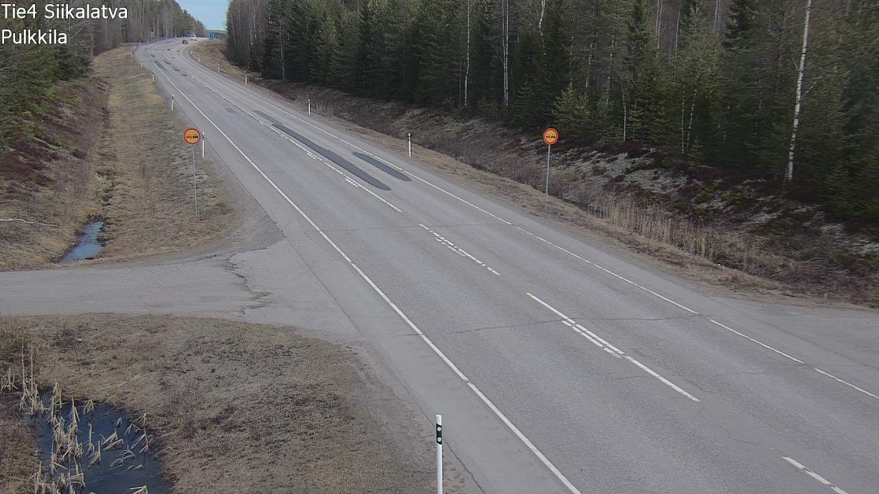 Weather Camera Image Road 4 Siikalatva, Pulkkila, Siikalatva, Pohjois-Pohjanmaa