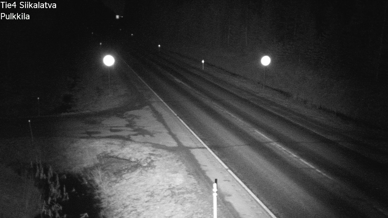Weather Camera Image Road 4 Siikalatva, Pulkkila, Siikalatva, Pohjois-Pohjanmaa