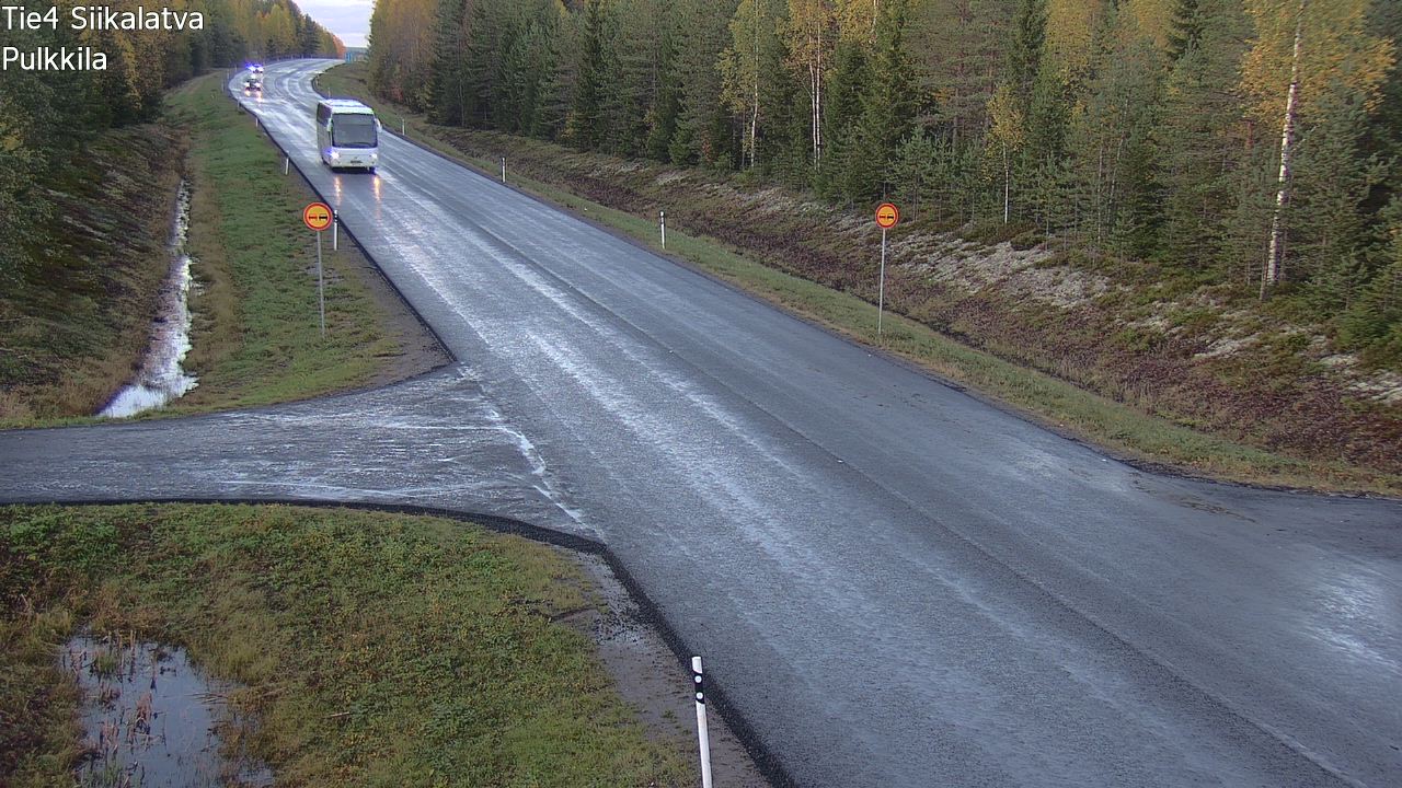 Weather Camera Image Road 4 Siikalatva, Pulkkila, Siikalatva, Pohjois-Pohjanmaa