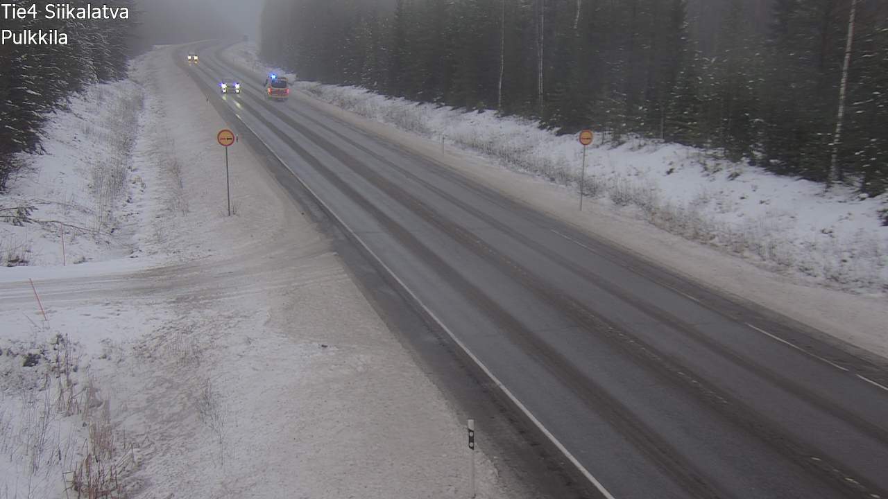 Weather Camera Image Road 4 Siikalatva, Pulkkila, Siikalatva, Pohjois-Pohjanmaa