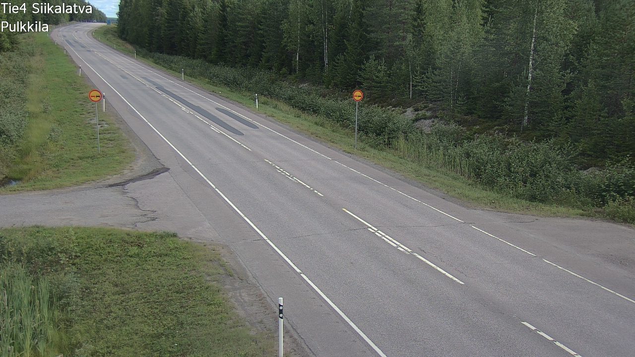Weather Camera Image Väg 4 Siikalatva, Pulkkila, Siikalatva, Pohjois-Pohjanmaa