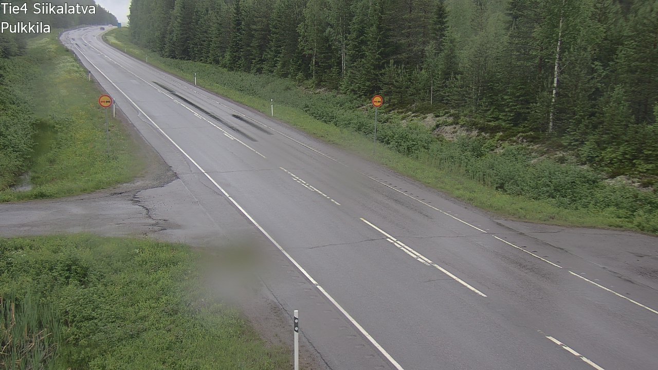 Weather Camera Image Väg 4 Siikalatva, Pulkkila, Siikalatva, Pohjois-Pohjanmaa