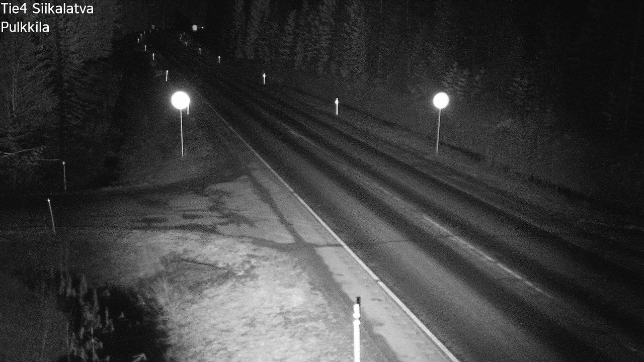 Weather Camera Image Road 4 Siikalatva, Pulkkila, Siikalatva, Pohjois-Pohjanmaa