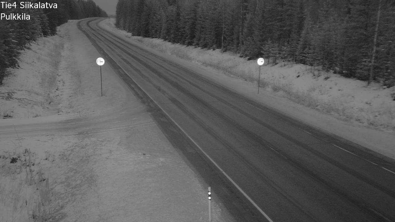 Weather Camera Image Väg 4 Siikalatva, Pulkkila, Siikalatva, Pohjois-Pohjanmaa