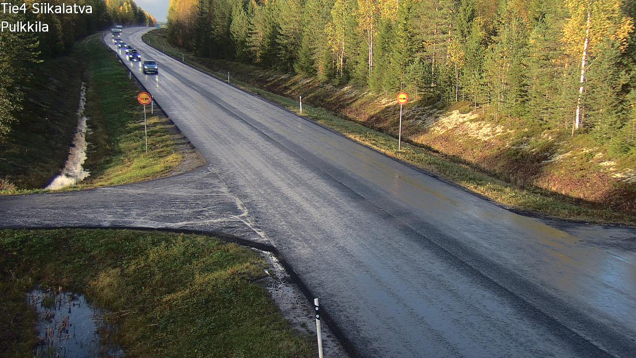 Weather Camera Image Road 4 Siikalatva, Pulkkila, Siikalatva, Pohjois-Pohjanmaa