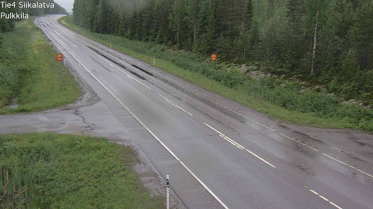 Weather Camera Image Väg 4 Siikalatva, Pulkkila, Siikalatva, Pohjois-Pohjanmaa