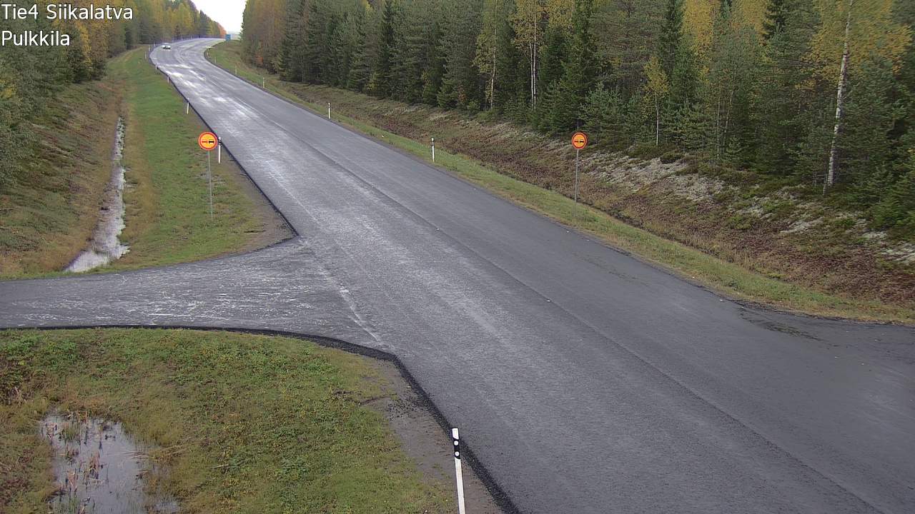 Weather Camera Image Road 4 Siikalatva, Pulkkila, Siikalatva, Pohjois-Pohjanmaa