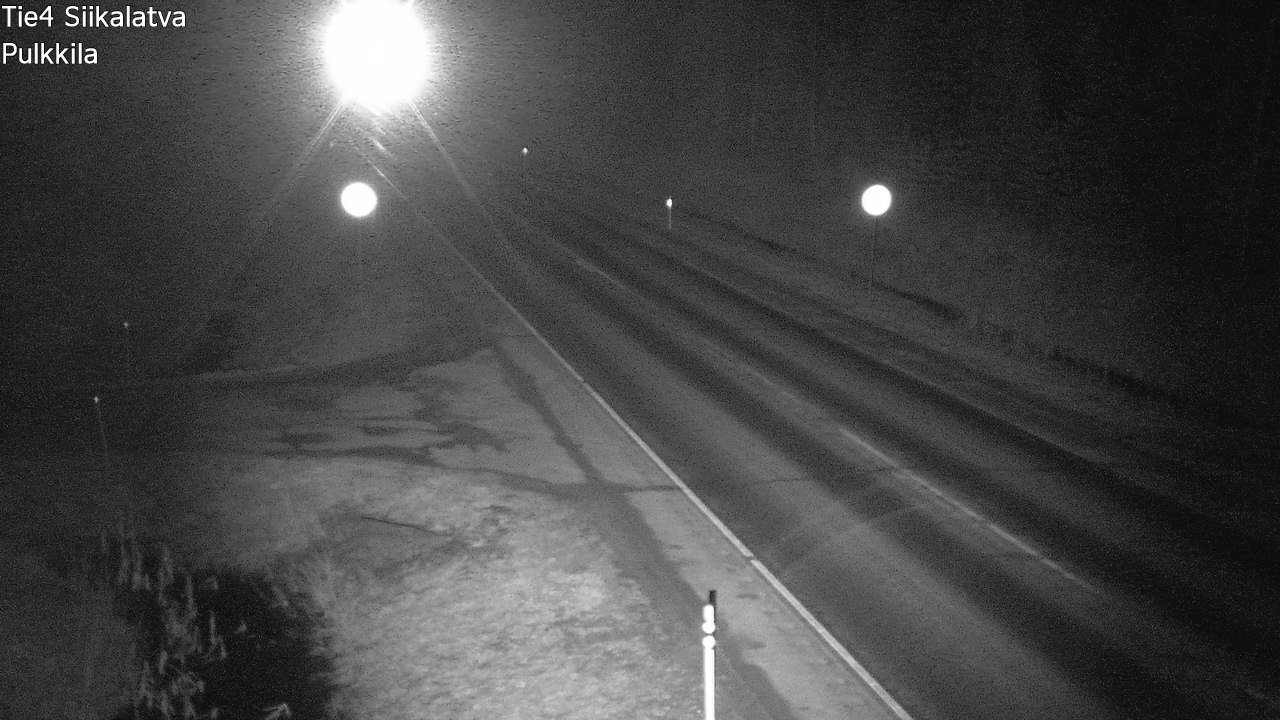Weather Camera Image Road 4 Siikalatva, Pulkkila, Siikalatva, Pohjois-Pohjanmaa