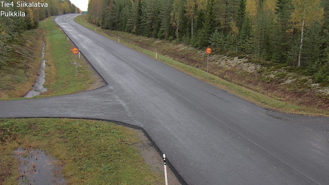 Weather Camera Image Road 4 Siikalatva, Pulkkila, Siikalatva, Pohjois-Pohjanmaa