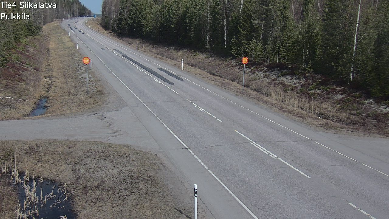 Weather Camera Image Väg 4 Siikalatva, Pulkkila, Siikalatva, Pohjois-Pohjanmaa