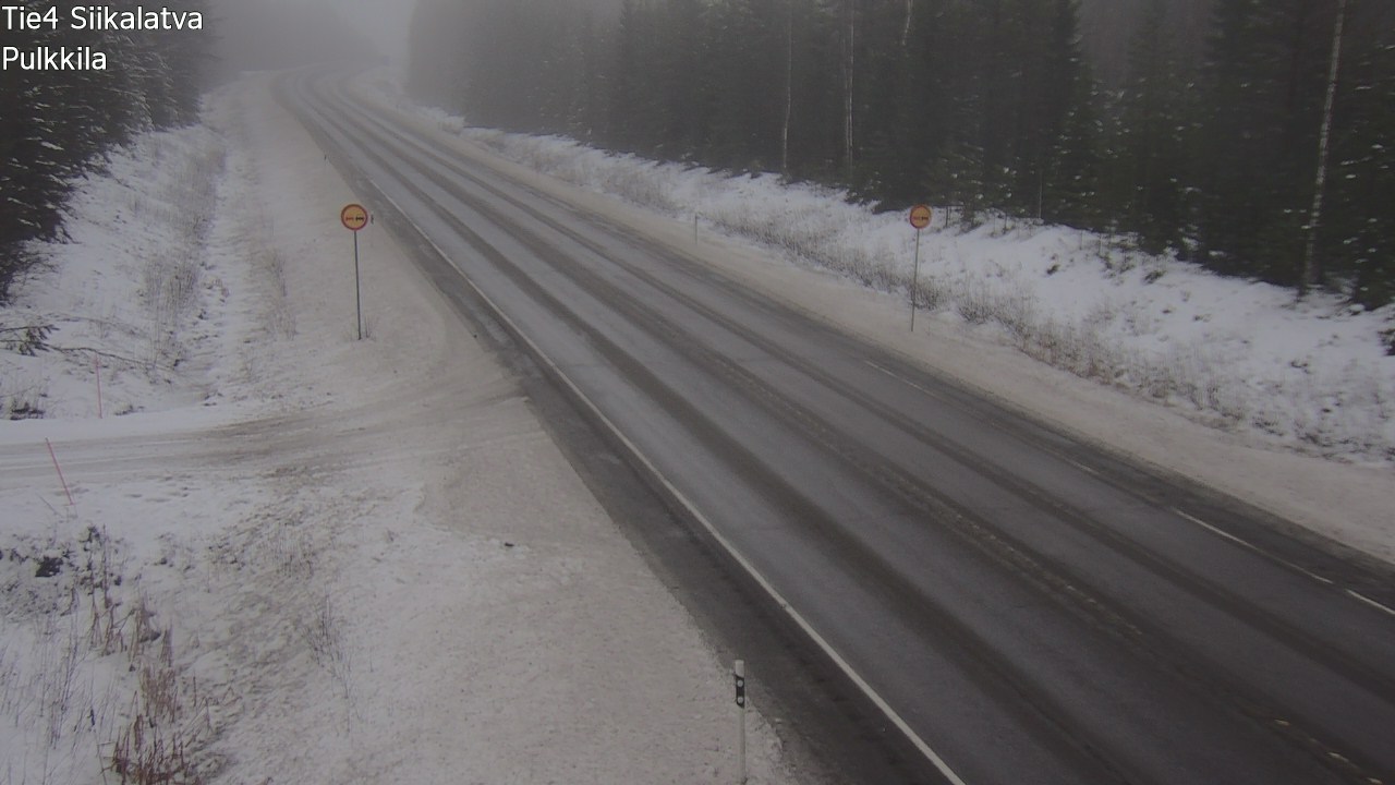 Weather Camera Image Road 4 Siikalatva, Pulkkila, Siikalatva, Pohjois-Pohjanmaa