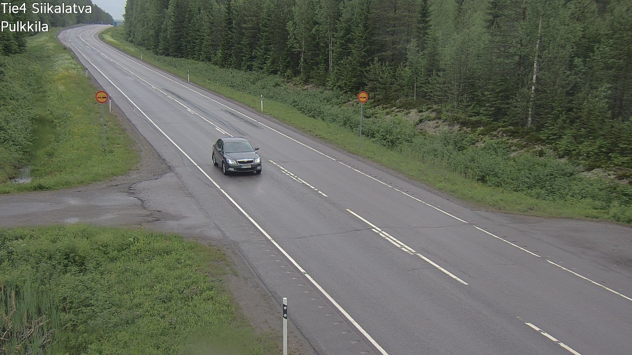 Weather Camera Image Väg 4 Siikalatva, Pulkkila, Siikalatva, Pohjois-Pohjanmaa