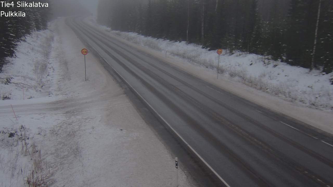 Weather Camera Image Road 4 Siikalatva, Pulkkila, Siikalatva, Pohjois-Pohjanmaa