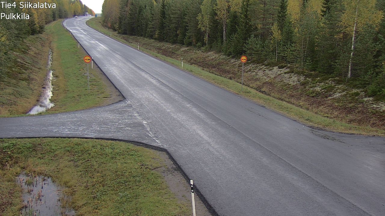 Weather Camera Image Road 4 Siikalatva, Pulkkila, Siikalatva, Pohjois-Pohjanmaa