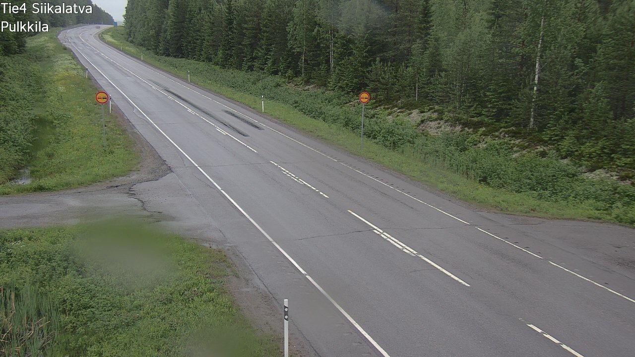 Weather Camera Image Väg 4 Siikalatva, Pulkkila, Siikalatva, Pohjois-Pohjanmaa