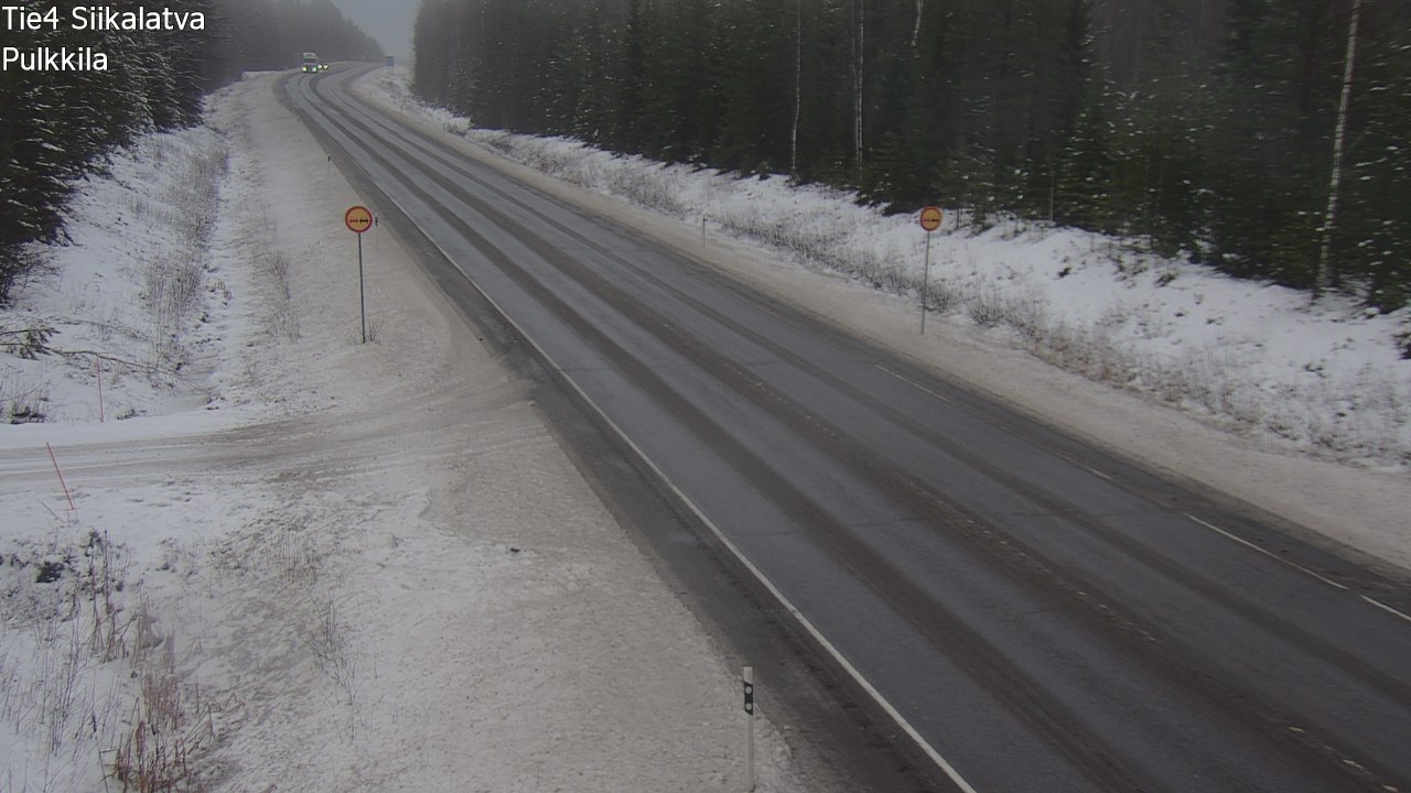 Weather Camera Image Road 4 Siikalatva, Pulkkila, Siikalatva, Pohjois-Pohjanmaa