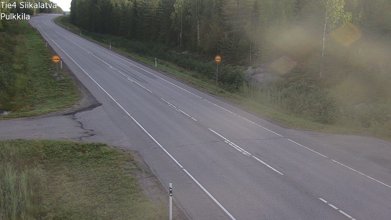 Weather Camera Image Road 4 Siikalatva, Pulkkila, Siikalatva, Pohjois-Pohjanmaa