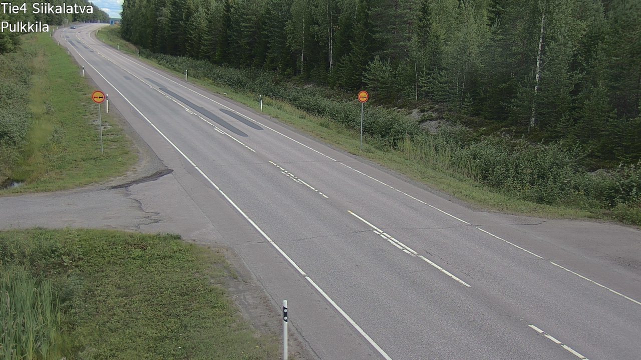 Weather Camera Image Road 4 Siikalatva, Pulkkila, Siikalatva, Pohjois-Pohjanmaa
