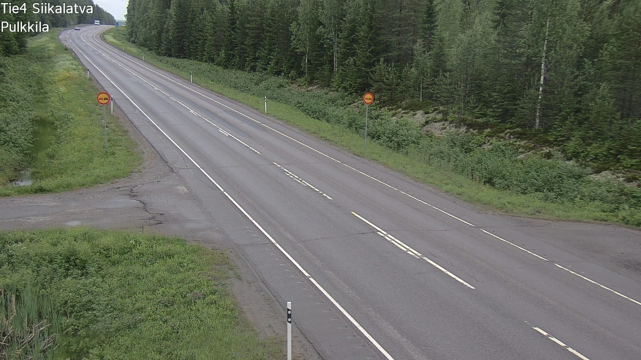 Weather Camera Image Väg 4 Siikalatva, Pulkkila, Siikalatva, Pohjois-Pohjanmaa