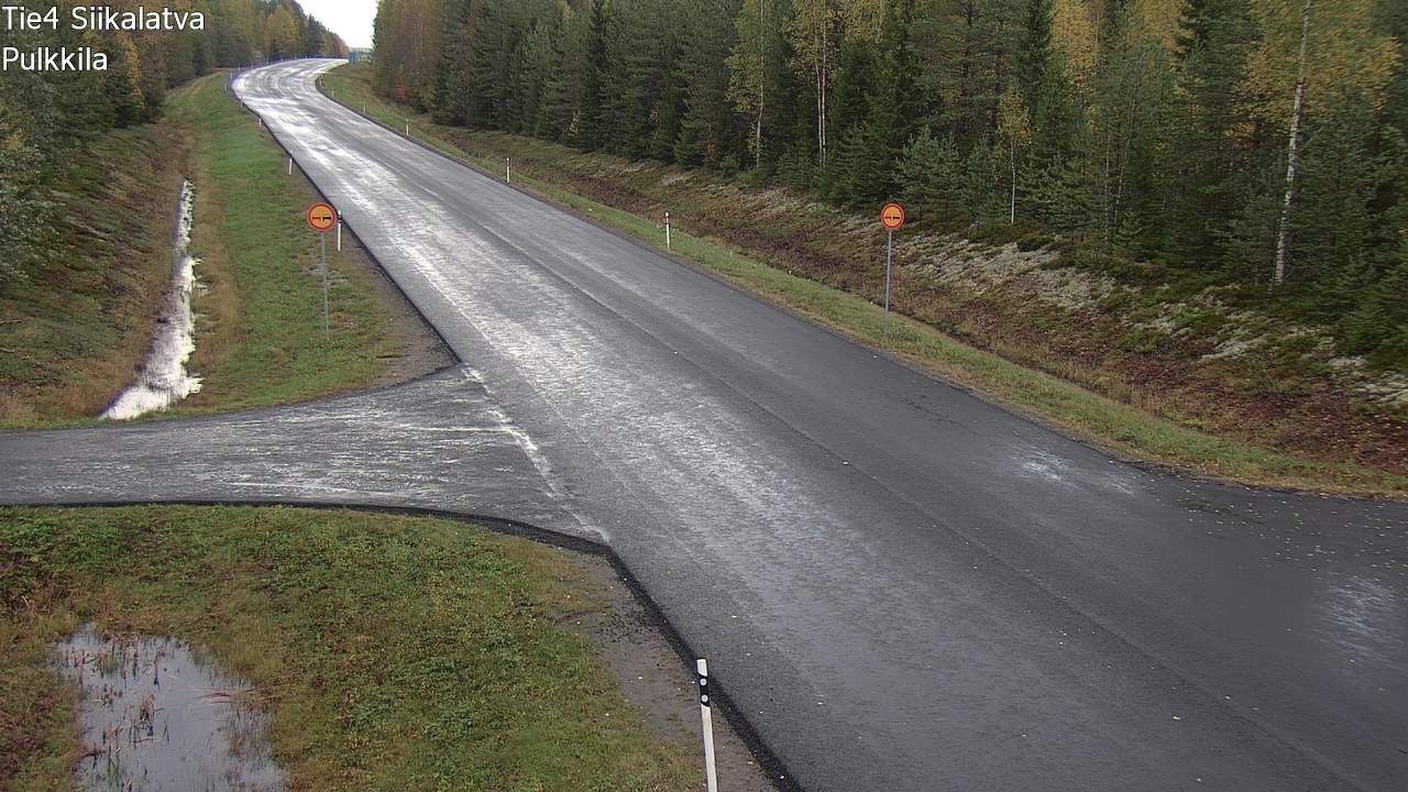 Weather Camera Image Road 4 Siikalatva, Pulkkila, Siikalatva, Pohjois-Pohjanmaa