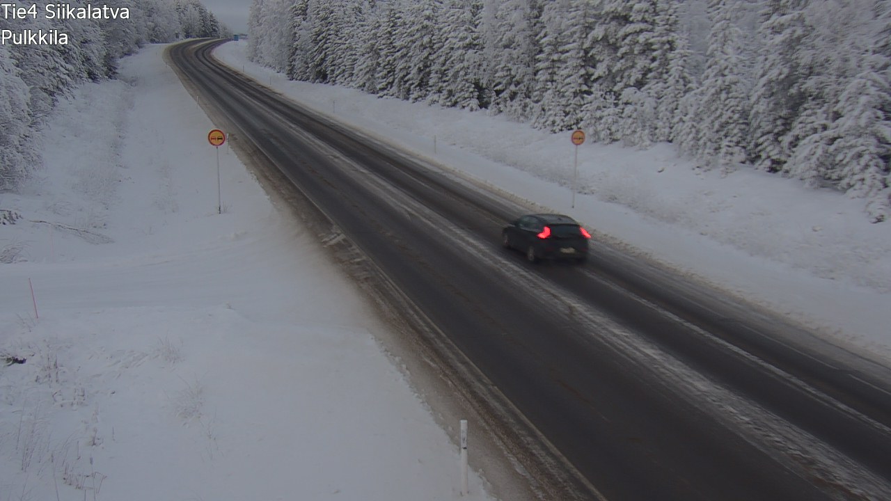 Weather Camera Image Road 4 Siikalatva, Pulkkila, Siikalatva, Pohjois-Pohjanmaa