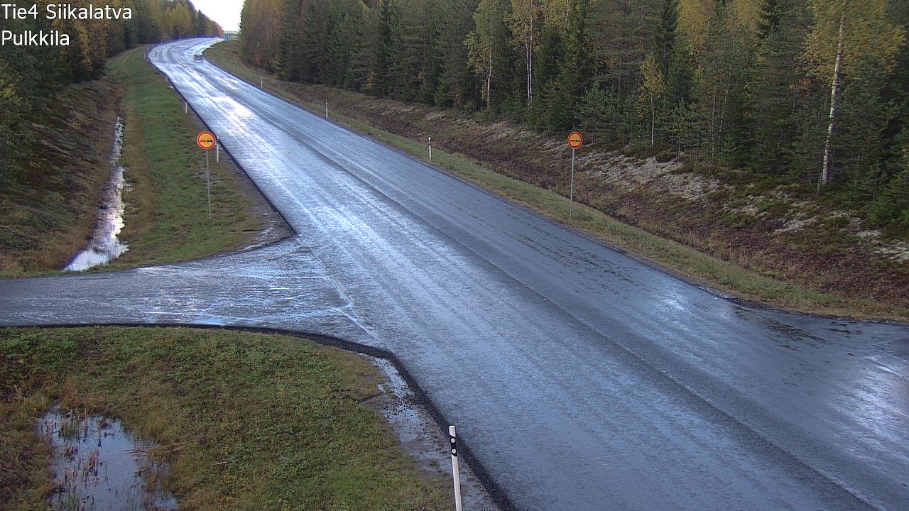Weather Camera Image Road 4 Siikalatva, Pulkkila, Siikalatva, Pohjois-Pohjanmaa