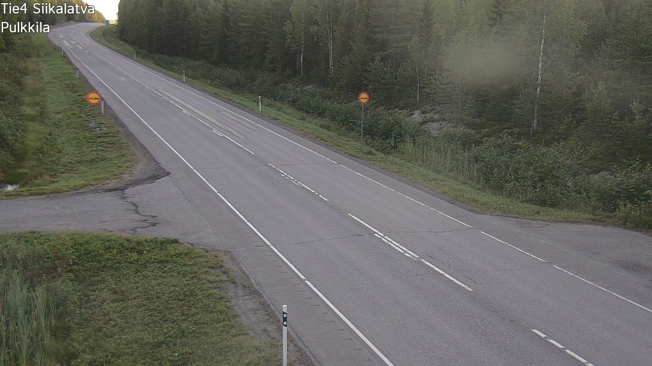 Weather Camera Image Road 4 Siikalatva, Pulkkila, Siikalatva, Pohjois-Pohjanmaa