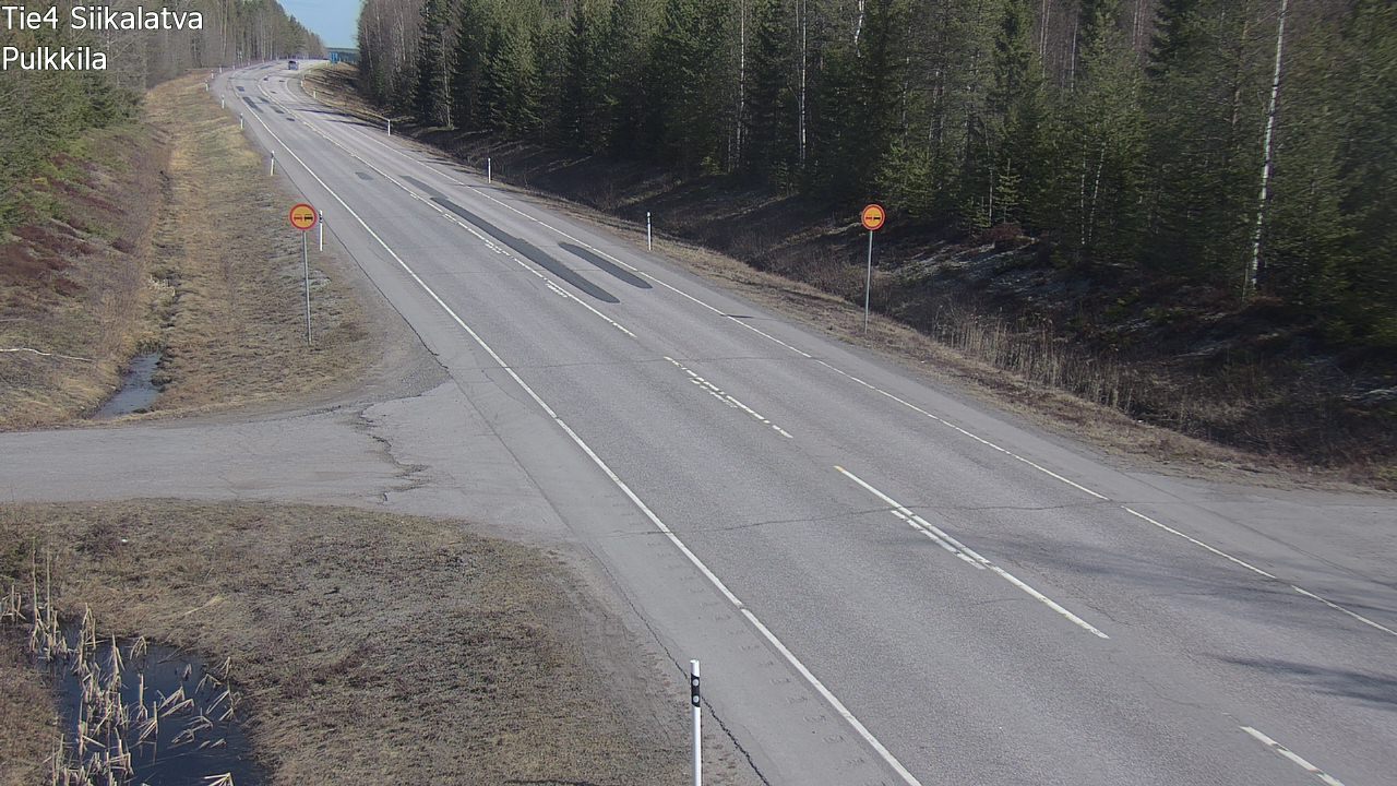 Weather Camera Image Road 4 Siikalatva, Pulkkila, Siikalatva, Pohjois-Pohjanmaa