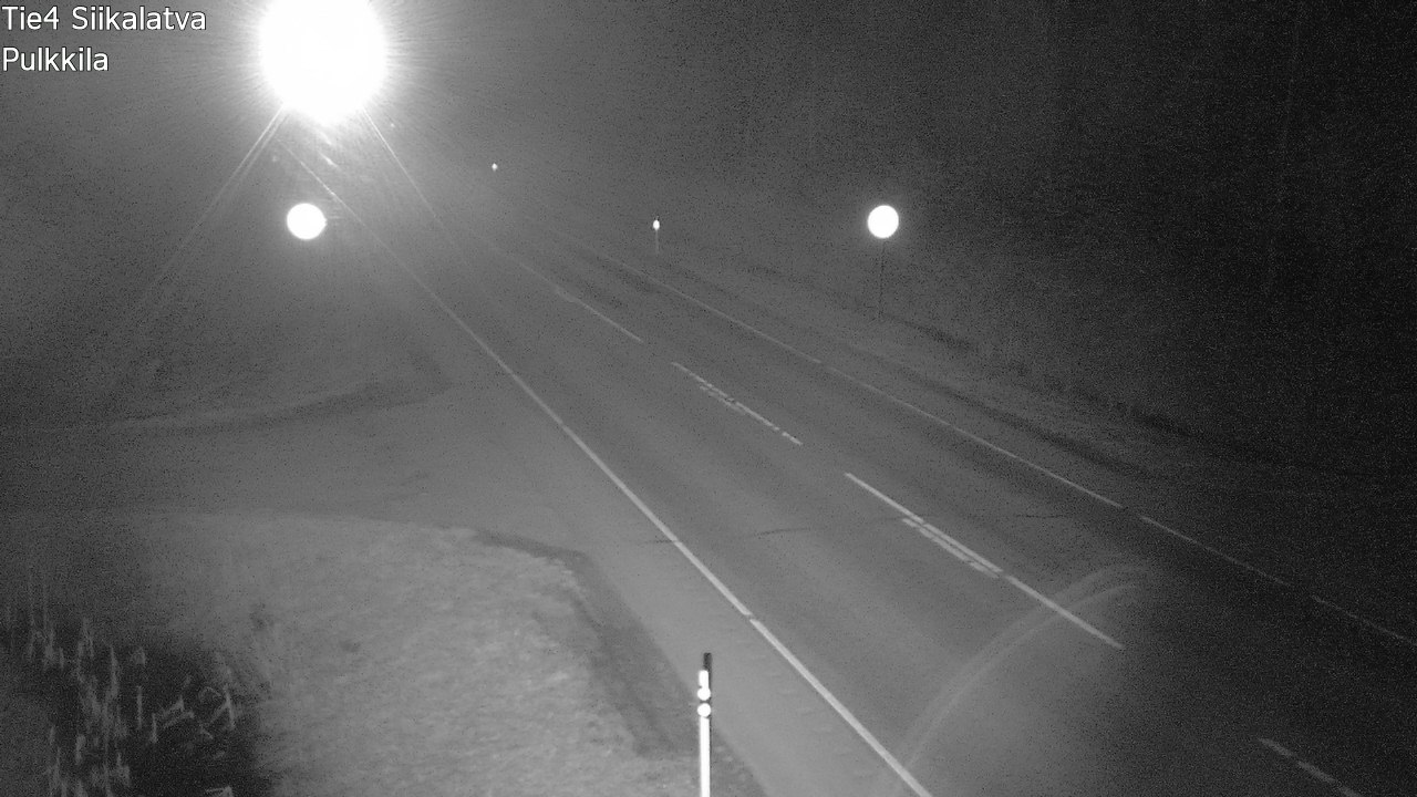Weather Camera Image Road 4 Siikalatva, Pulkkila, Siikalatva, Pohjois-Pohjanmaa