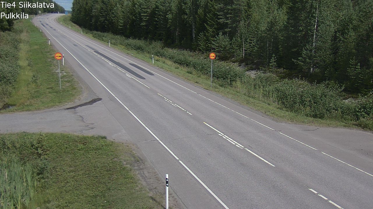 Weather Camera Image Road 4 Siikalatva, Pulkkila, Siikalatva, Pohjois-Pohjanmaa